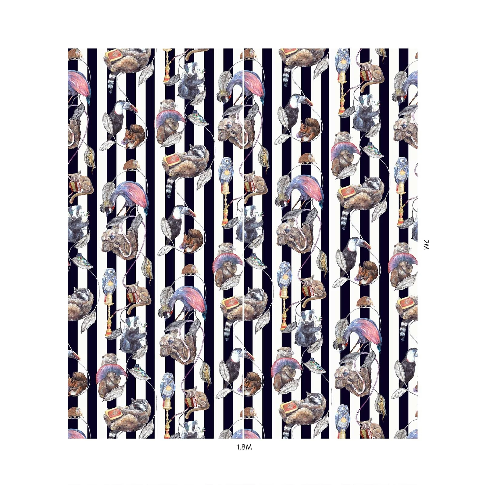 HACKNEY EMPIRE Wallpaper - Midnight Stripe - Image 5